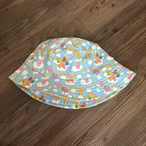 NWOT Care Bears AOP Bucket Hat